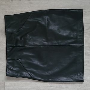 Dynamite Faux Leather Mini Skirt